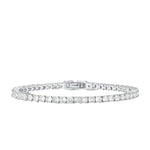 18K White Gold LAB GROWN Classic Diamond Tennis Bracelet 4 Prong Ultra Premium Collection (E-F Color, VS Clarity) - Adorn By You - Timeless Elegance