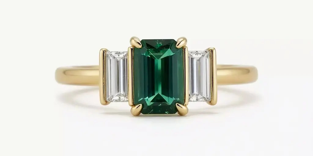 The Celestial Spectrum Diamond Ring Front View | Adorn By You - Timeless Elegance